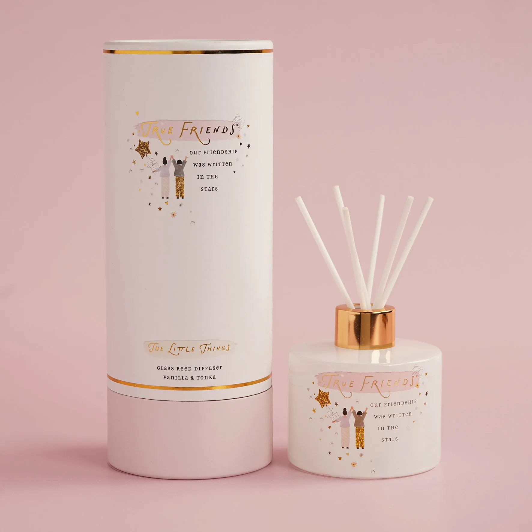 The Little Things True Friends Diffuser - White, Glass alternate view