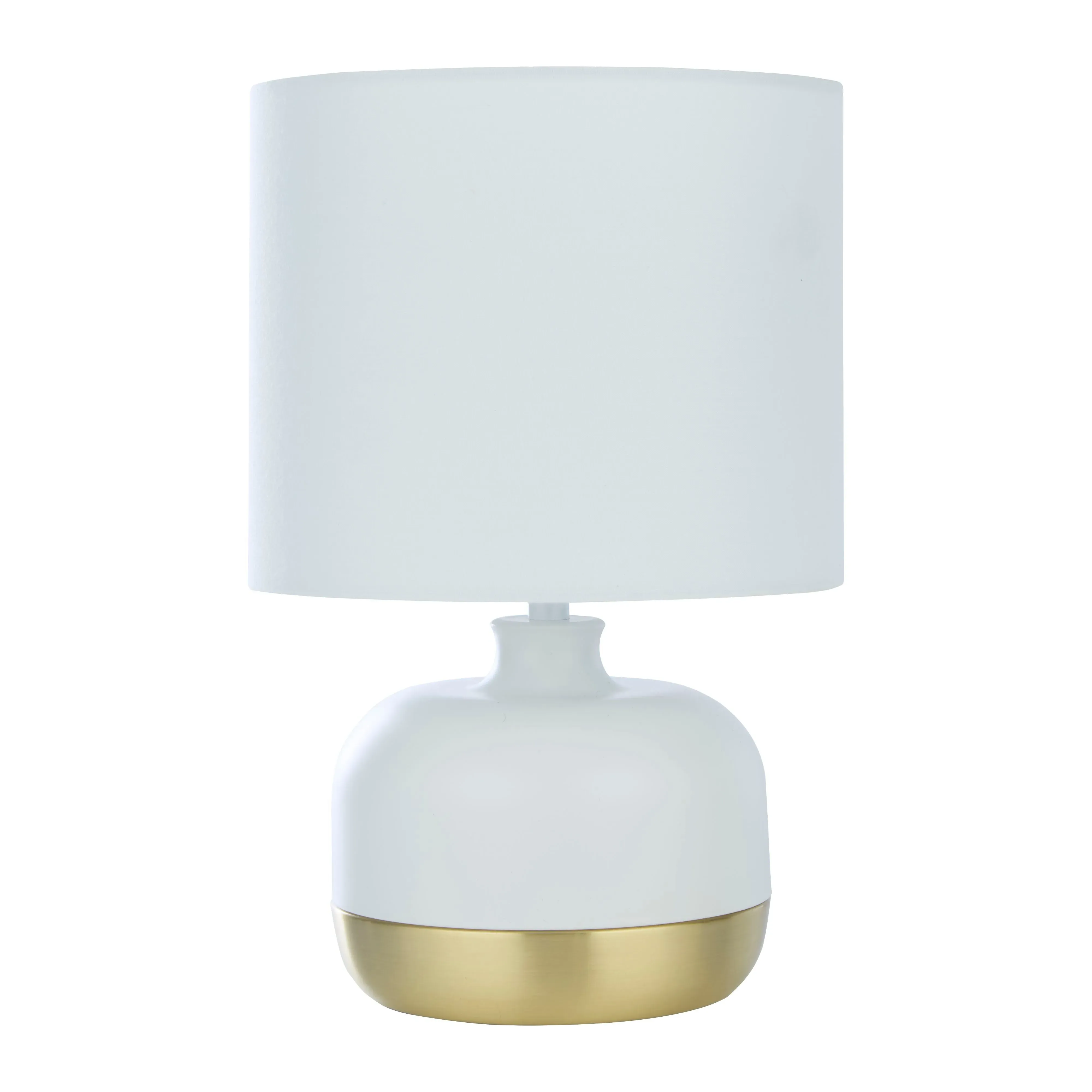 Touch Table Lamp - White, Gold Accent image