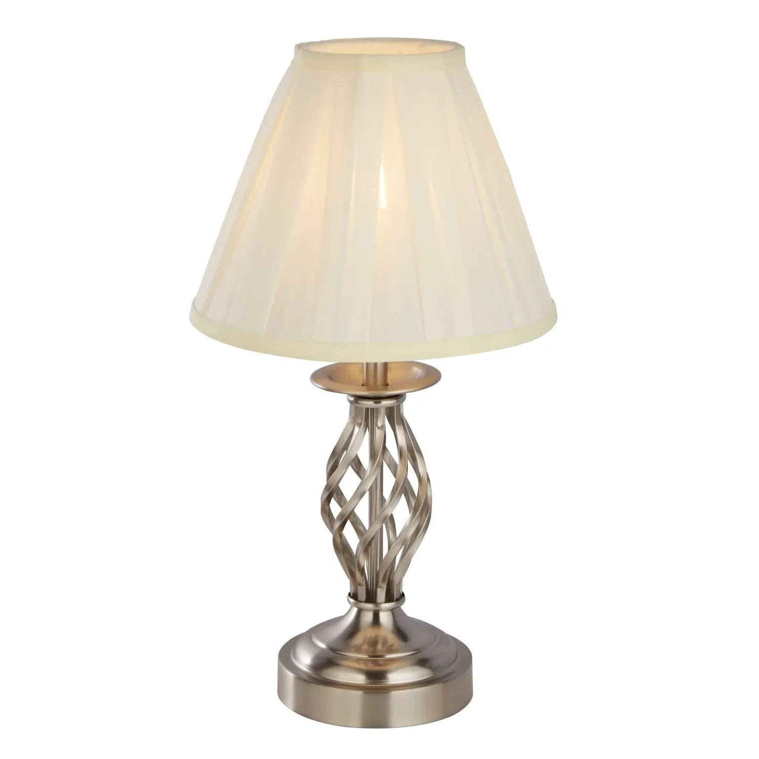 Touch Table Lamp with Dimmer - Silver, Metal