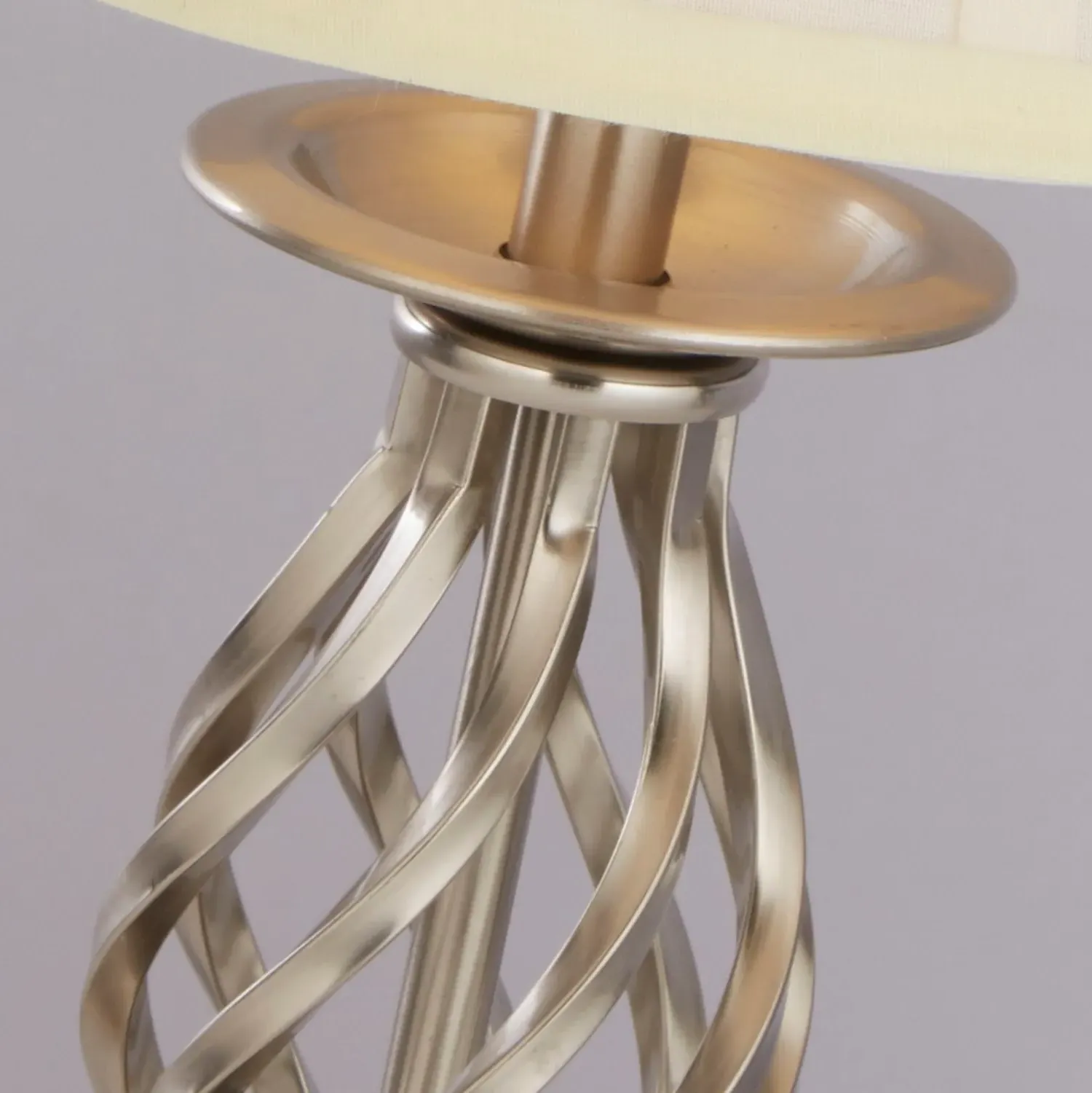Touch Table Lamp with Dimmer - Silver, Metal image