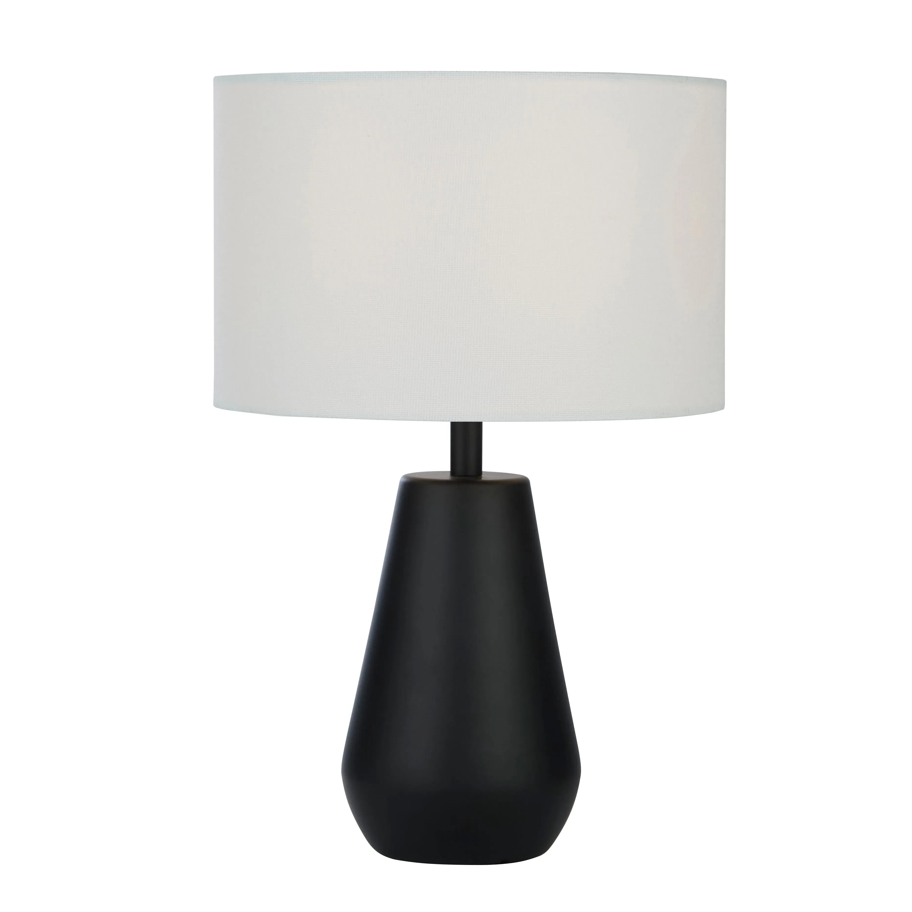 Touch Table Lamps with Linen Shades - Black image