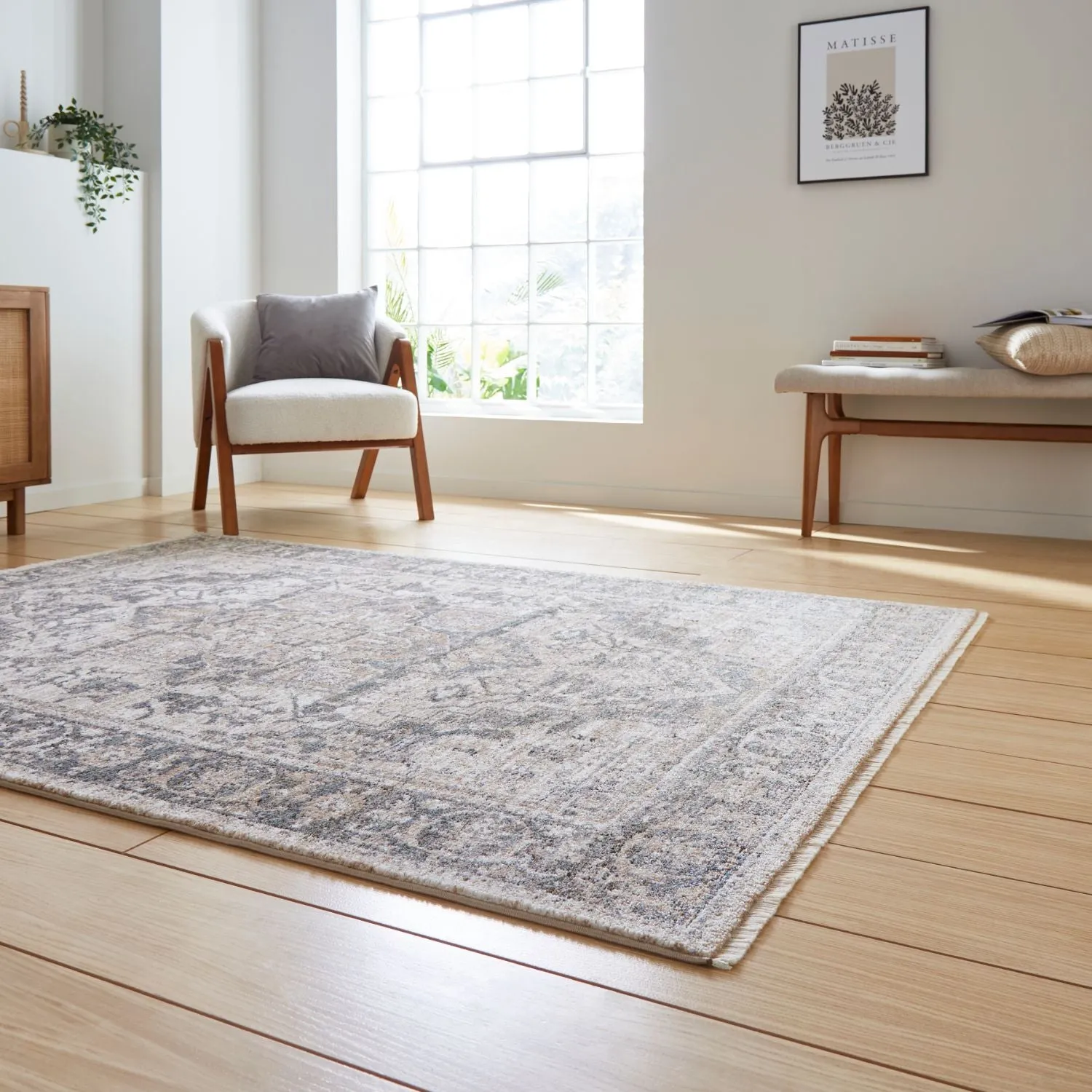 Traditional Rug - Green, Polypropylene