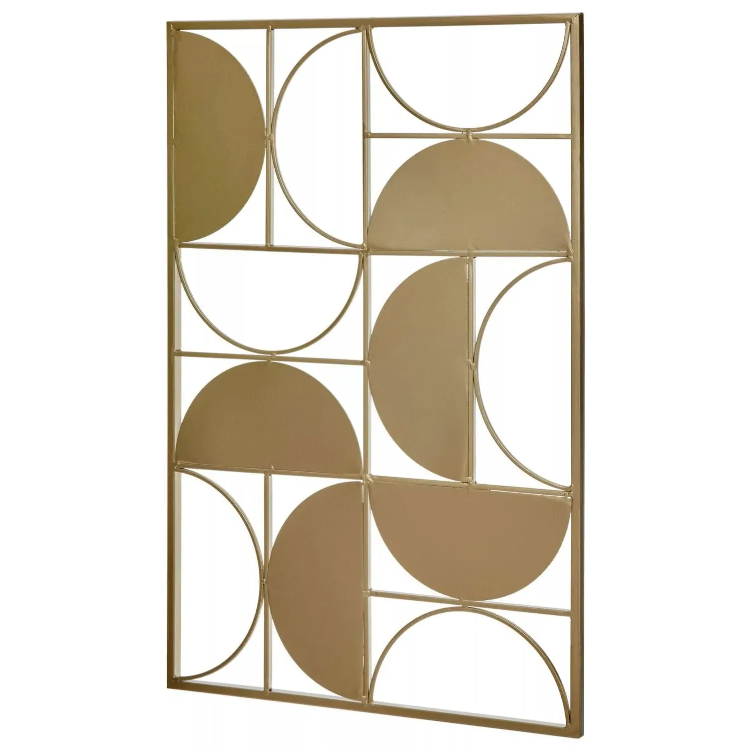 Trento Semicircle Wall Art - Gold, Iron product