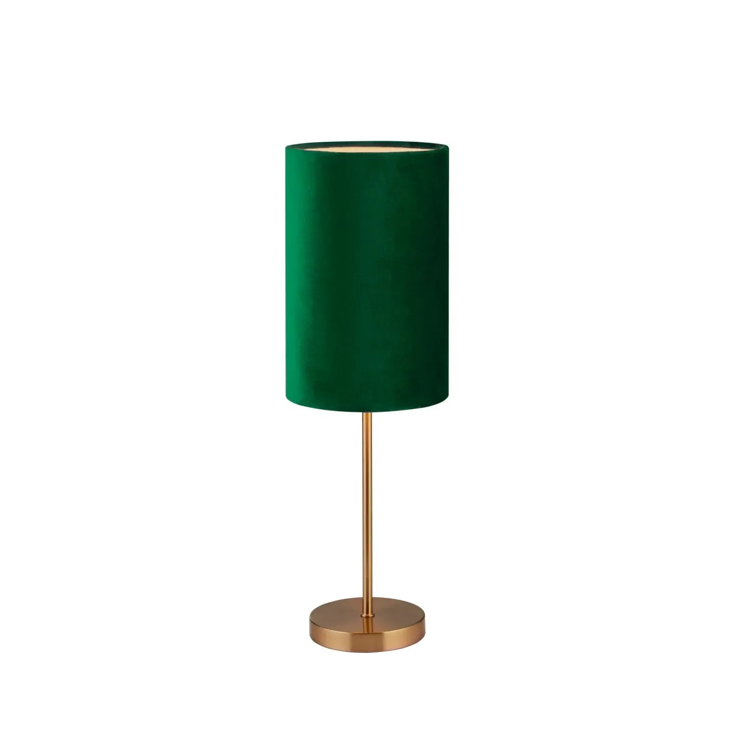 Velvet Table Lamp - Green, Gold alternate view