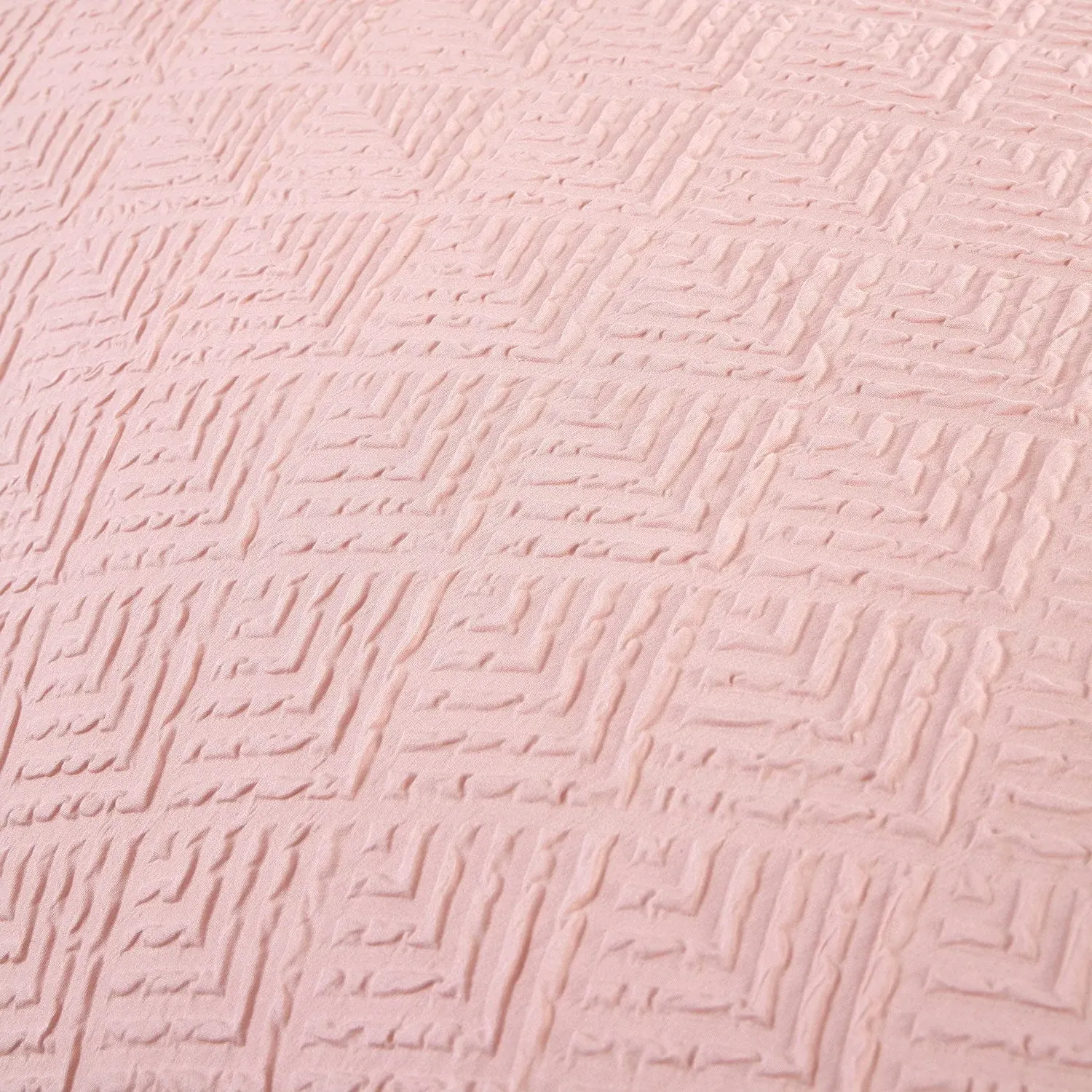Verve Blush Double 3D Chevron Duvet Set - Pink alternate view