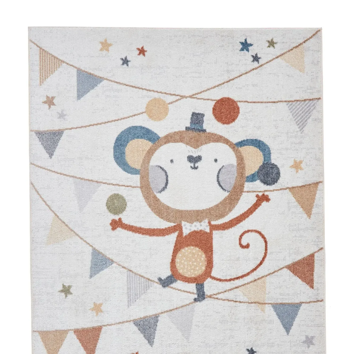 120x170 Monkey Recycled Rug - Brown, Polypropylene by Julian Charles, image 2