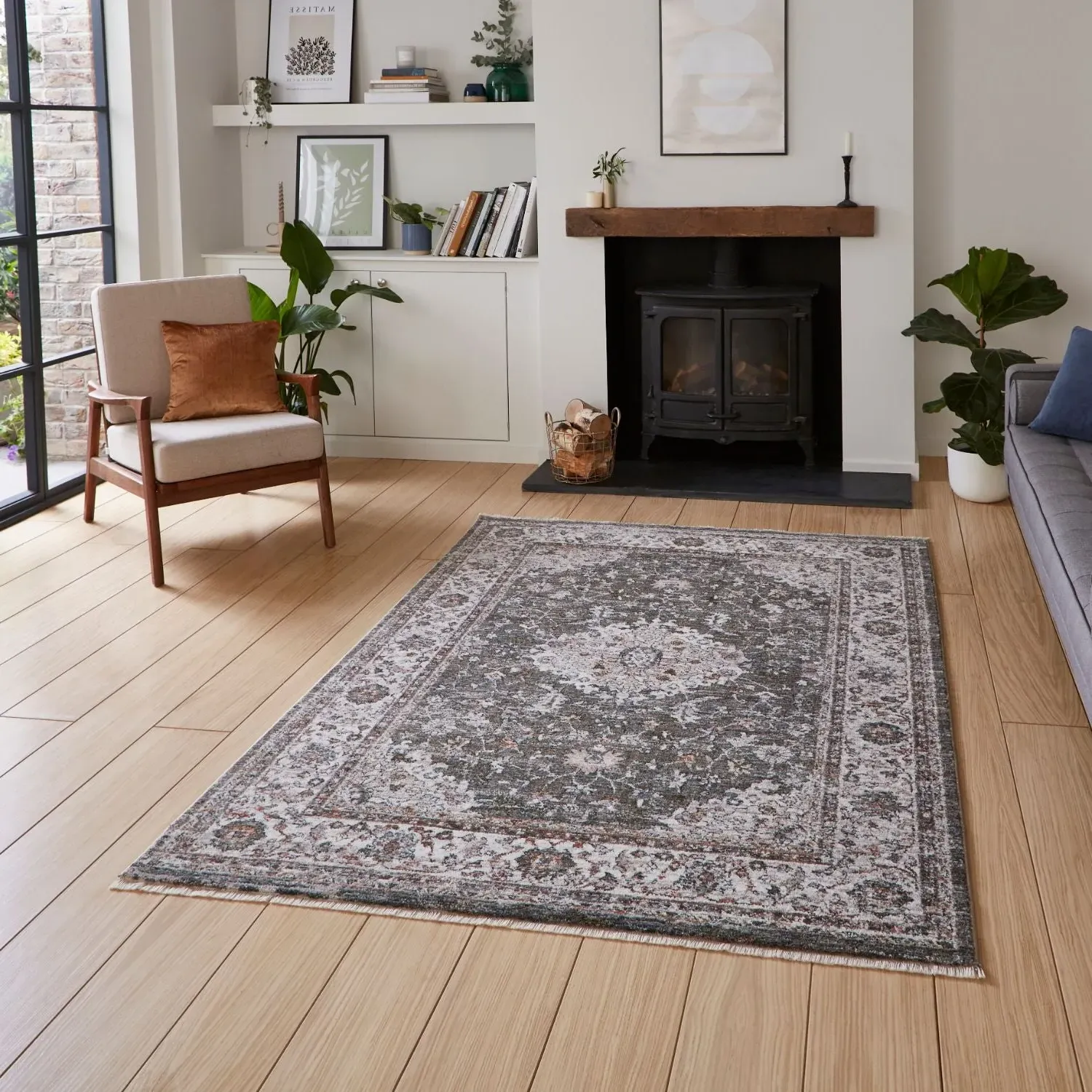 Rug Traditional Design - Green, Polypropylene product