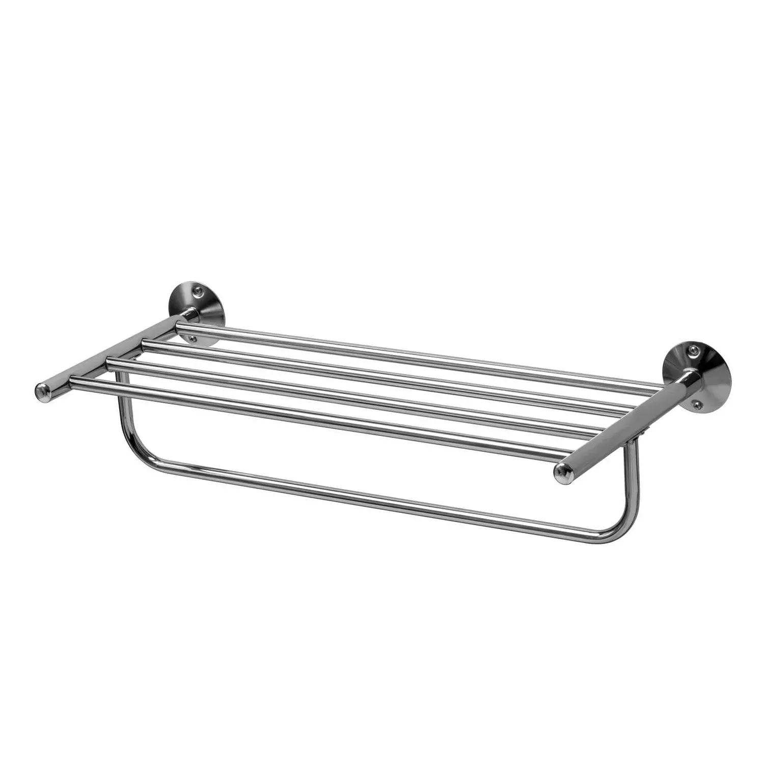 Wall Mount Towel Shelf - Silver, Steel