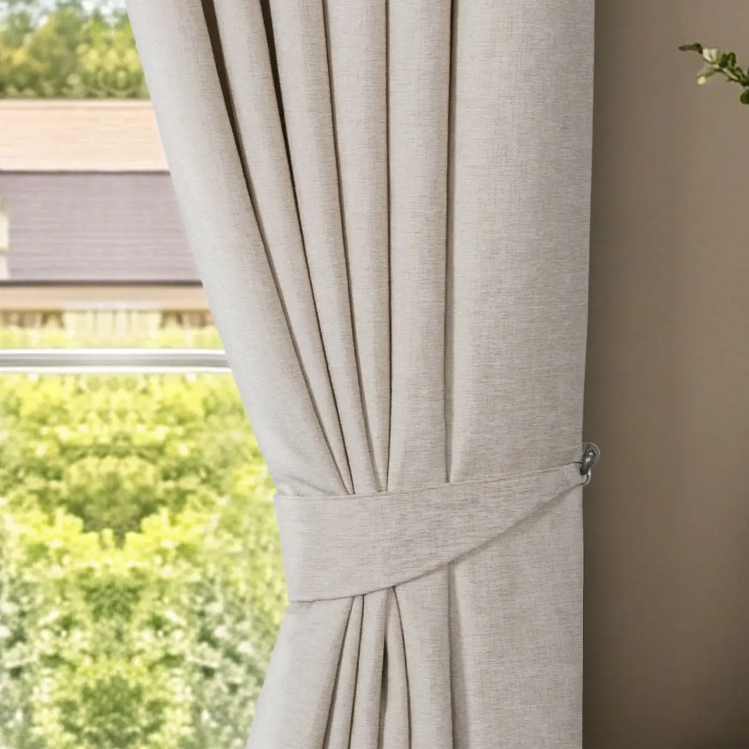 Washington Curtain Tie Back - Natural, Chenille product