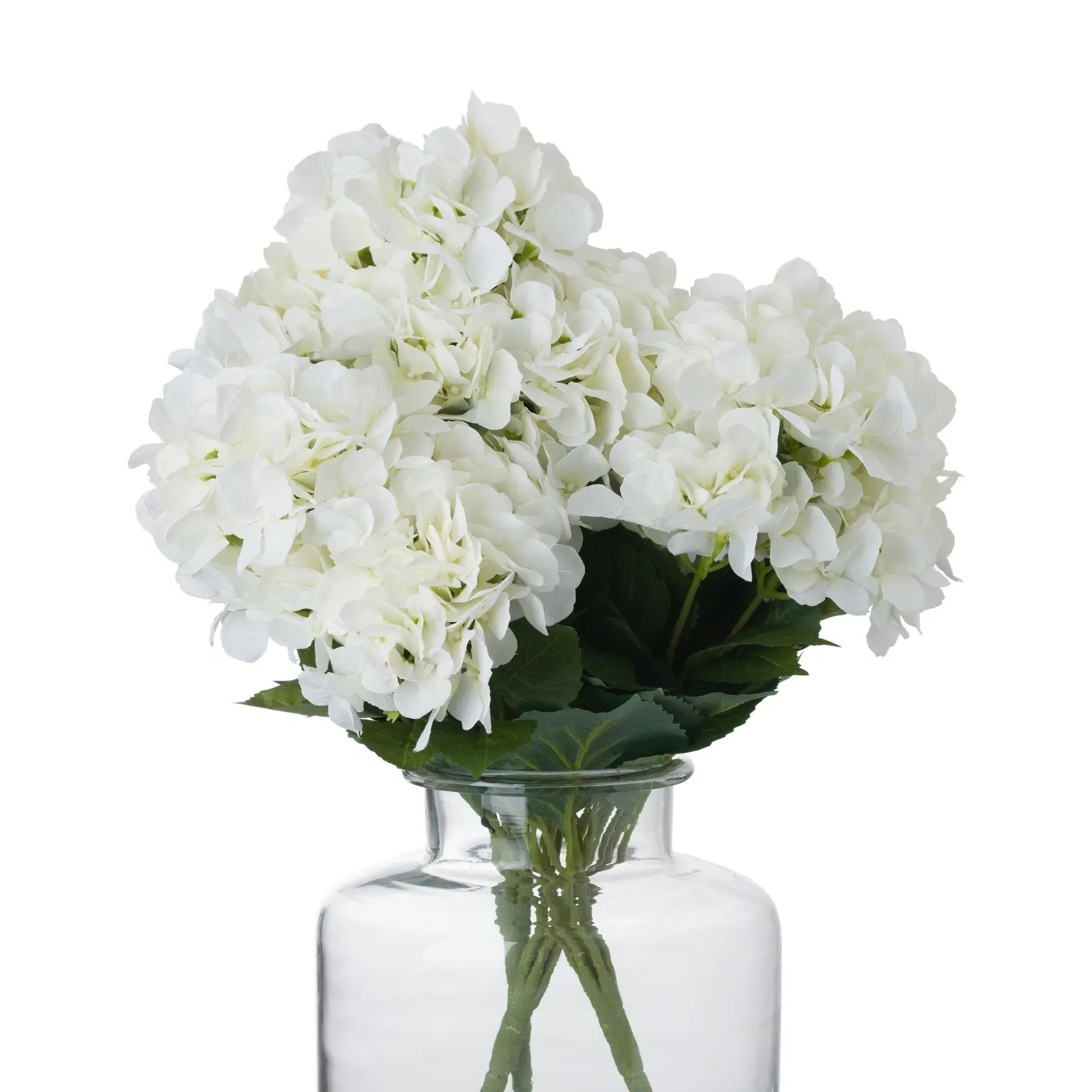 White Hydrangea Faux Bouquet - Cream product