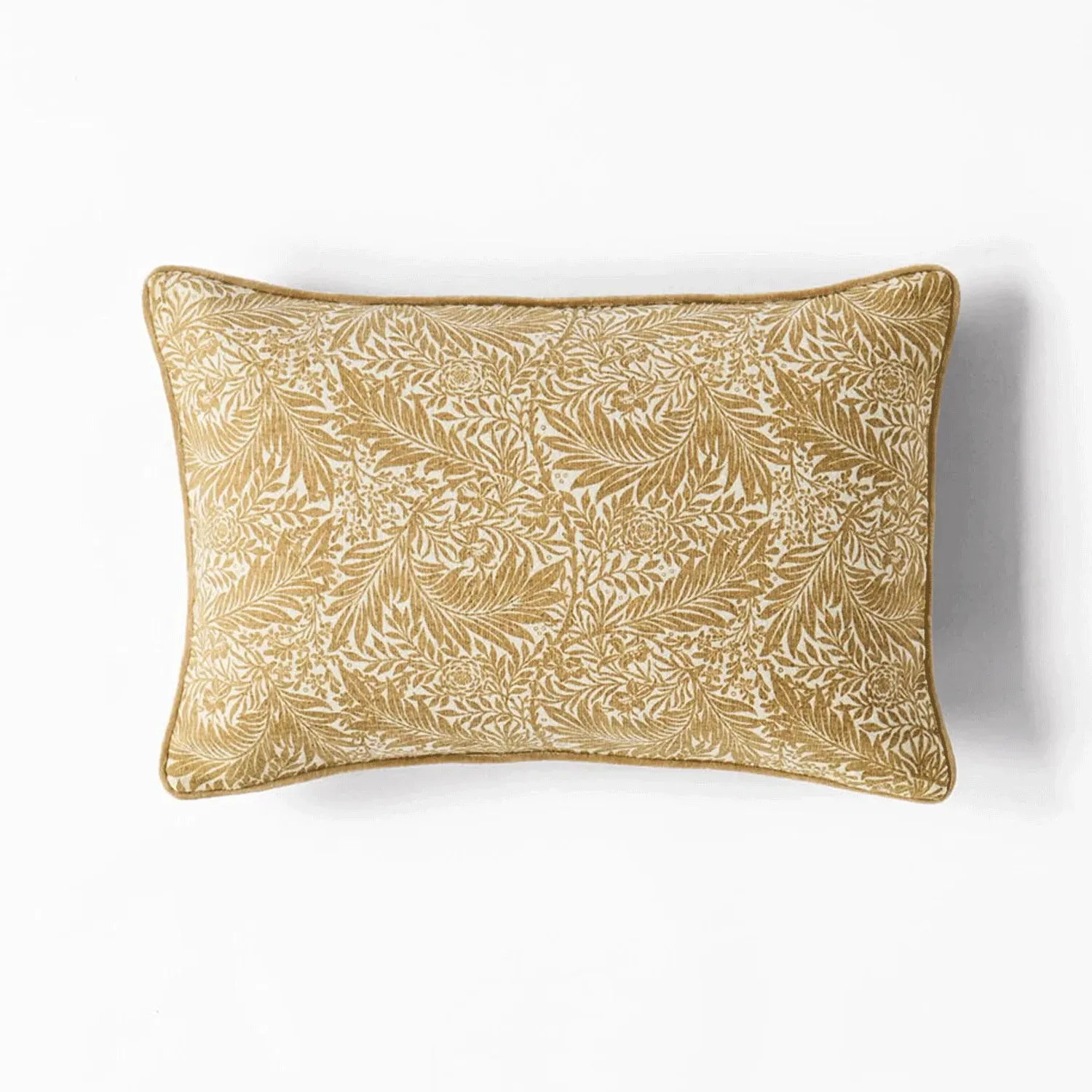 William Morris At Home Larkspur Rectangular Cushion - Natural, Cotton by Julian Charles