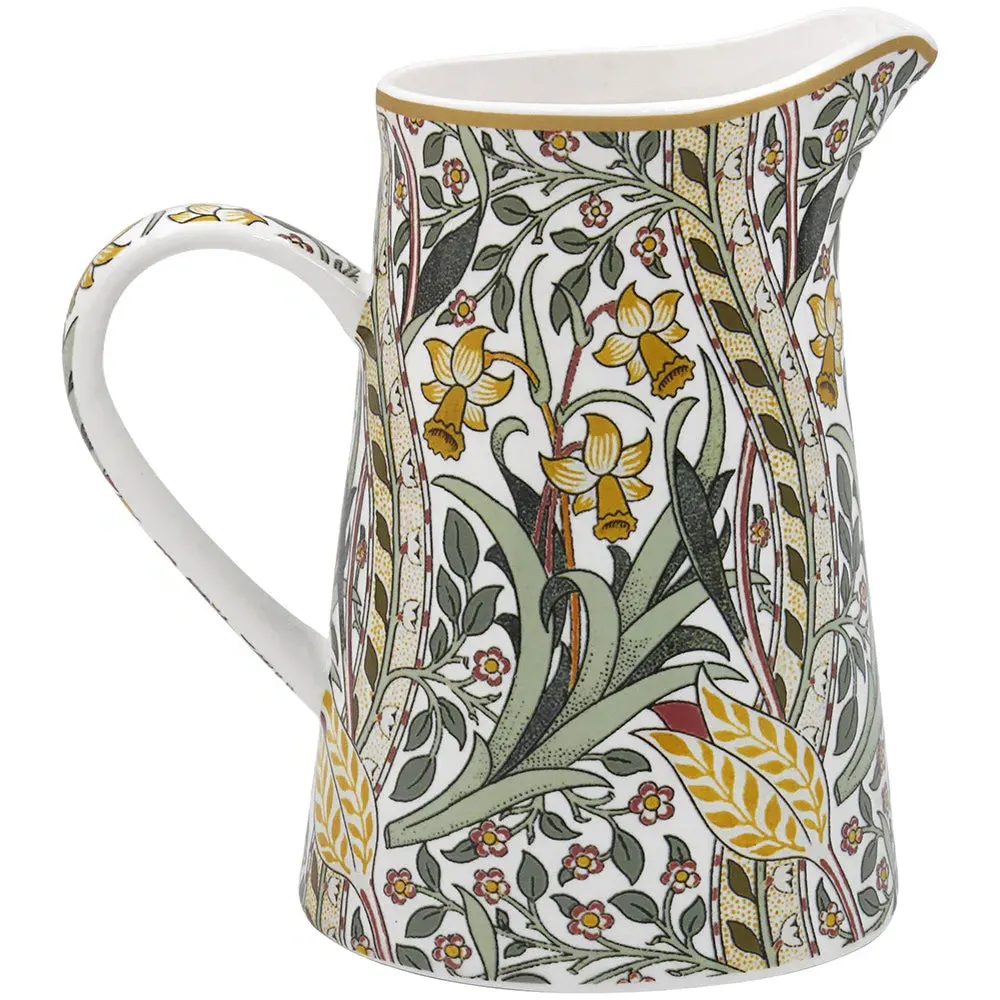 William Morris Daffodil Jug - Multi by Julian Charles