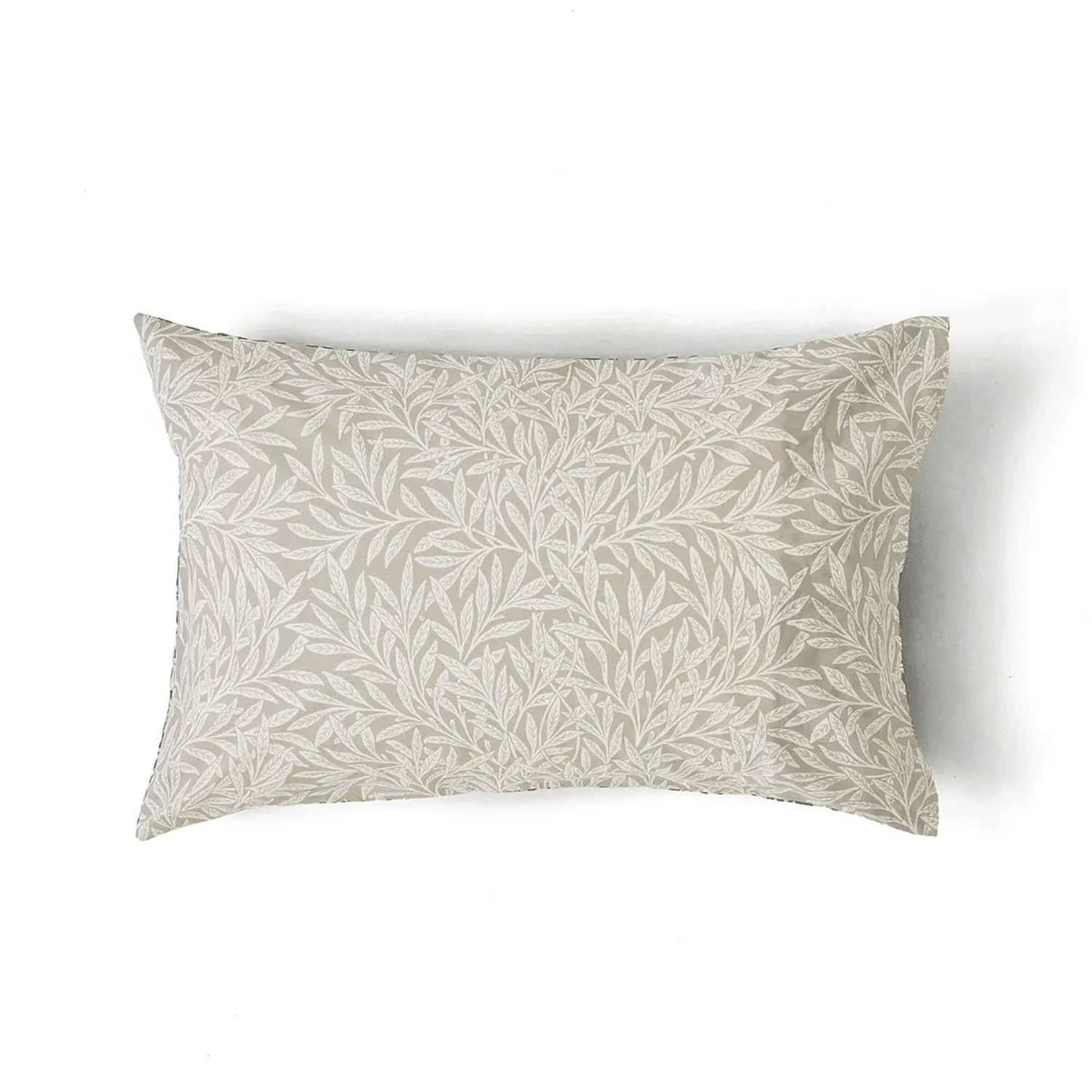 William Morris Michaelmas Daisy Pillowcase Pair - Natural, Cotton Percale by Julian Charles, alternate view