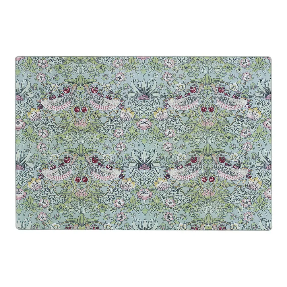 William Morris Strawberry Thief Cutting Board by Julian Charles