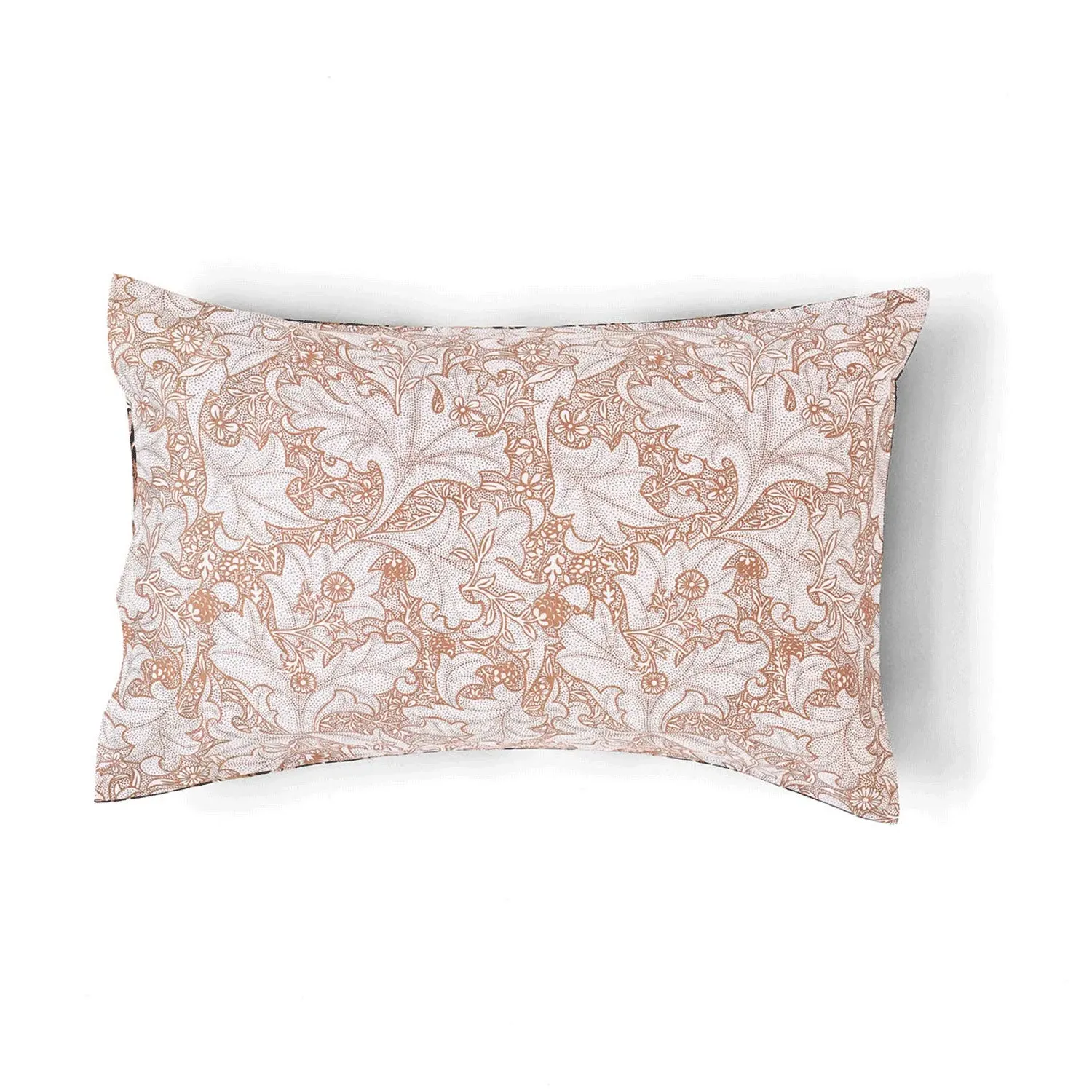 William Morris Wild Tulip Standard Pillowcase Pair - Orange, Cotton Sateen by Julian Charles, image 2