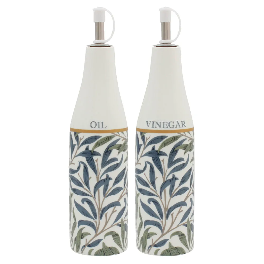 William Morris Willow Bough Oil & Vinegar Bottle Set by Julian Charles