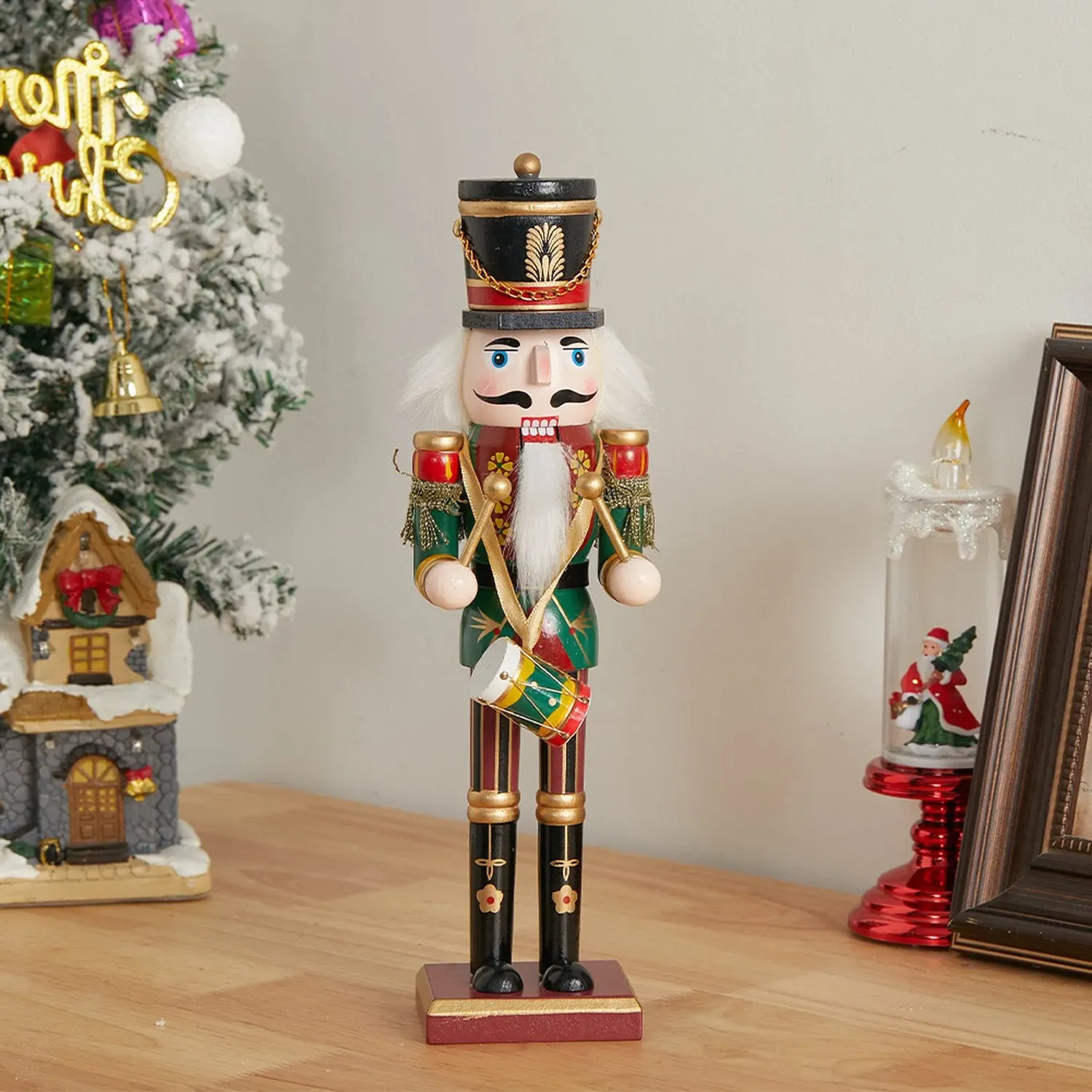 Wooden Nutcracker Soldier Christmas Ornament - Multi by Julian Charles