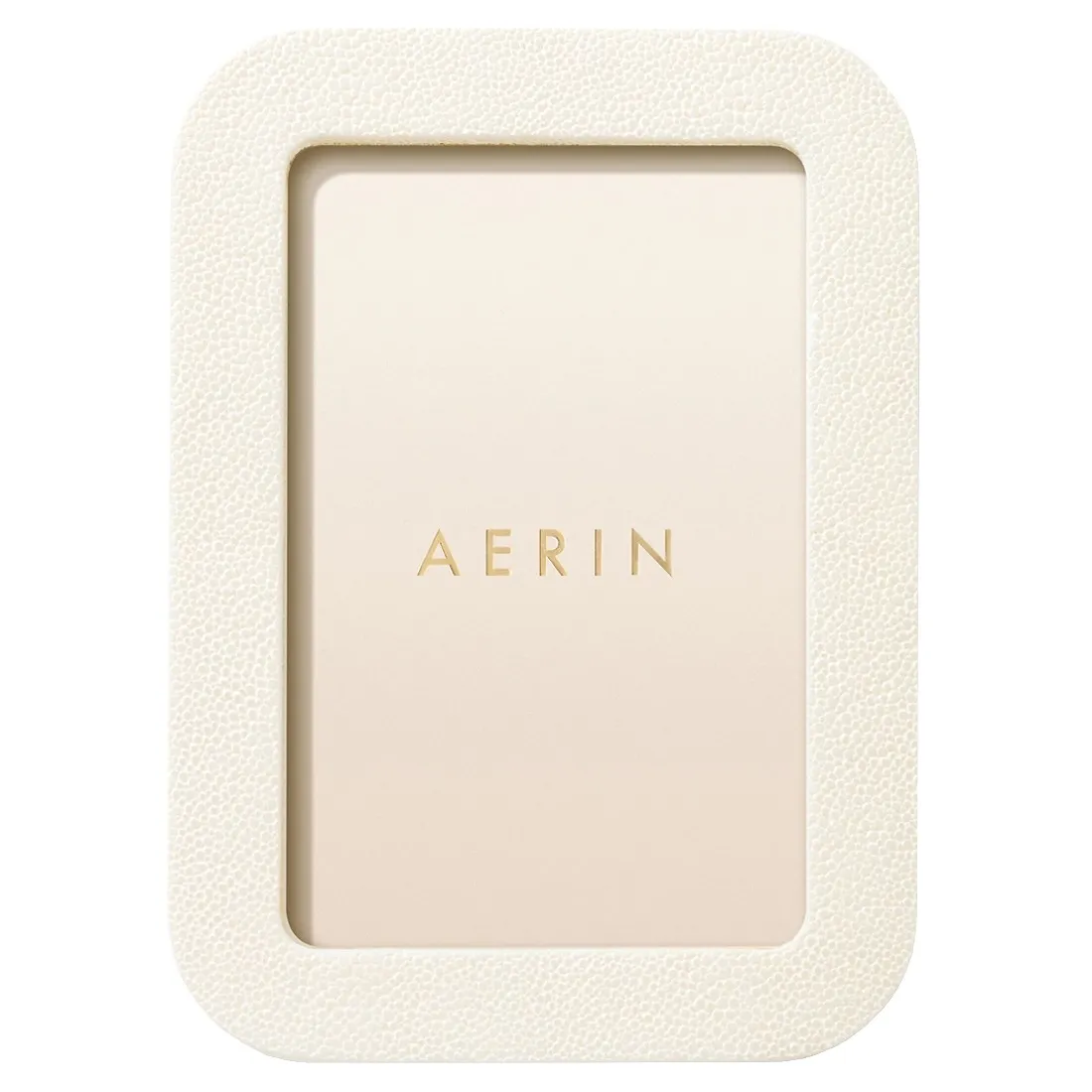 4x6 Photo Frame - Cream, Embossed Shagreen image