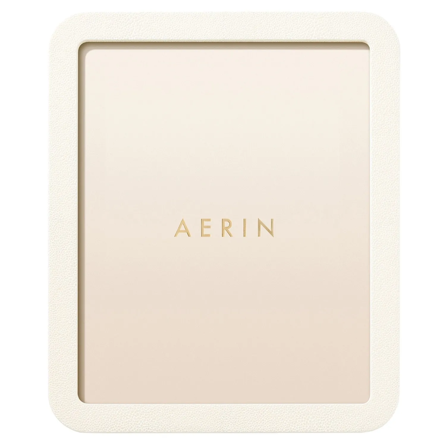 8x10 Photo Frame - Cream, Embossed Shagreen