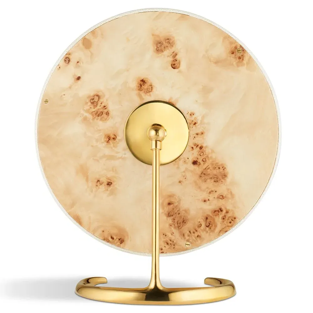 Embossed Shagreen Vanity Mirror - Cream