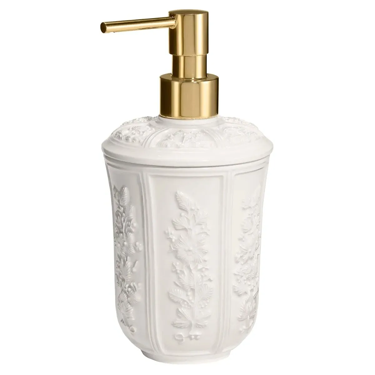 Josepha Floral Pump Dispenser - White, Ceramic