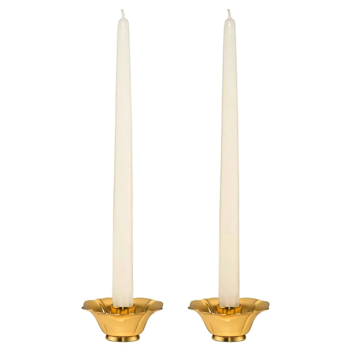 Olivia Candlestick Holder Set of 2 - Gold, Brass image