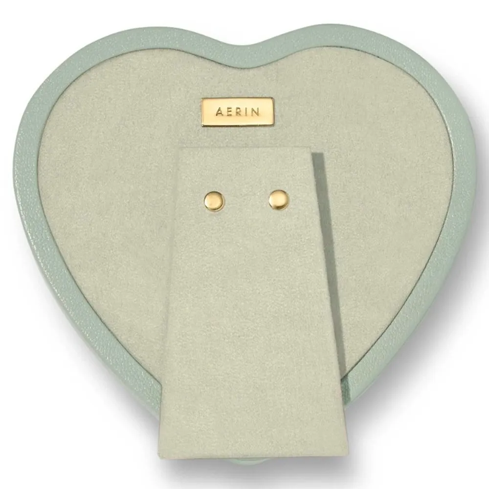 Piero Heart Photo Frame 5x5 - Blue, Leather