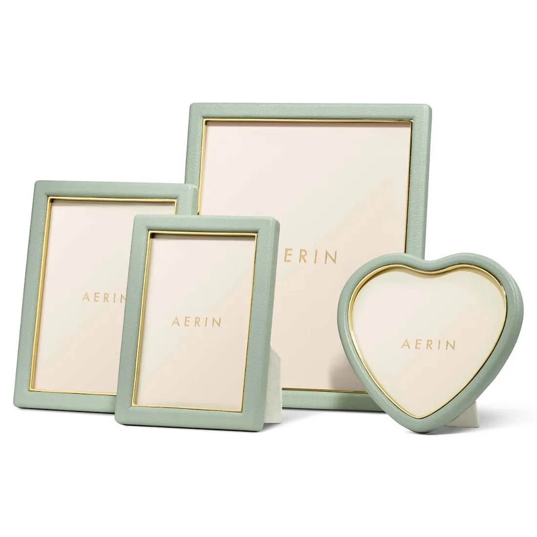 Piero Photo Frame 4x6 - Green, Leather