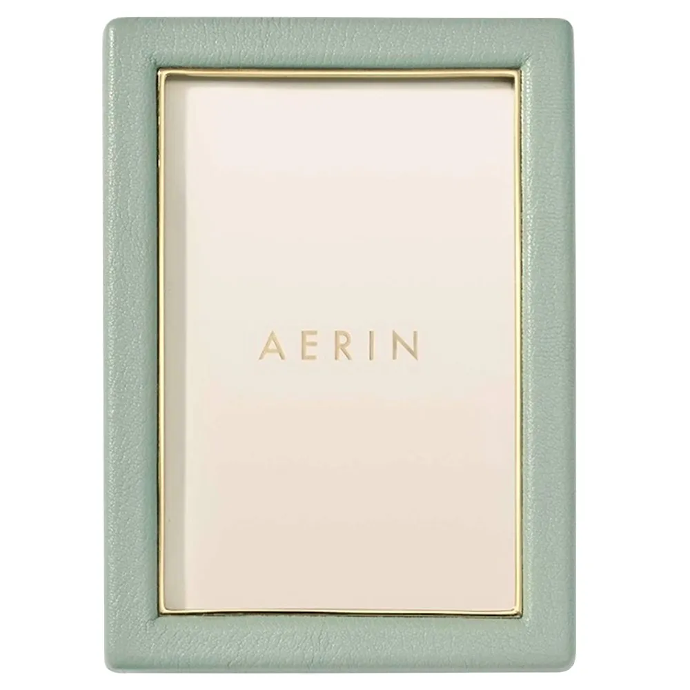 Piero Photo Frame 4x6 - Green, Leather