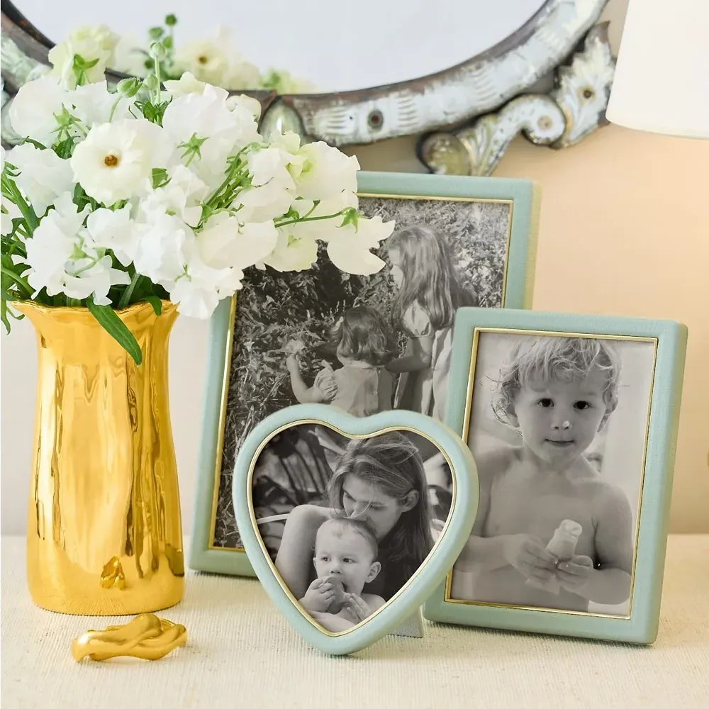 Piero Photo Frame 5x7 - Green, Leather