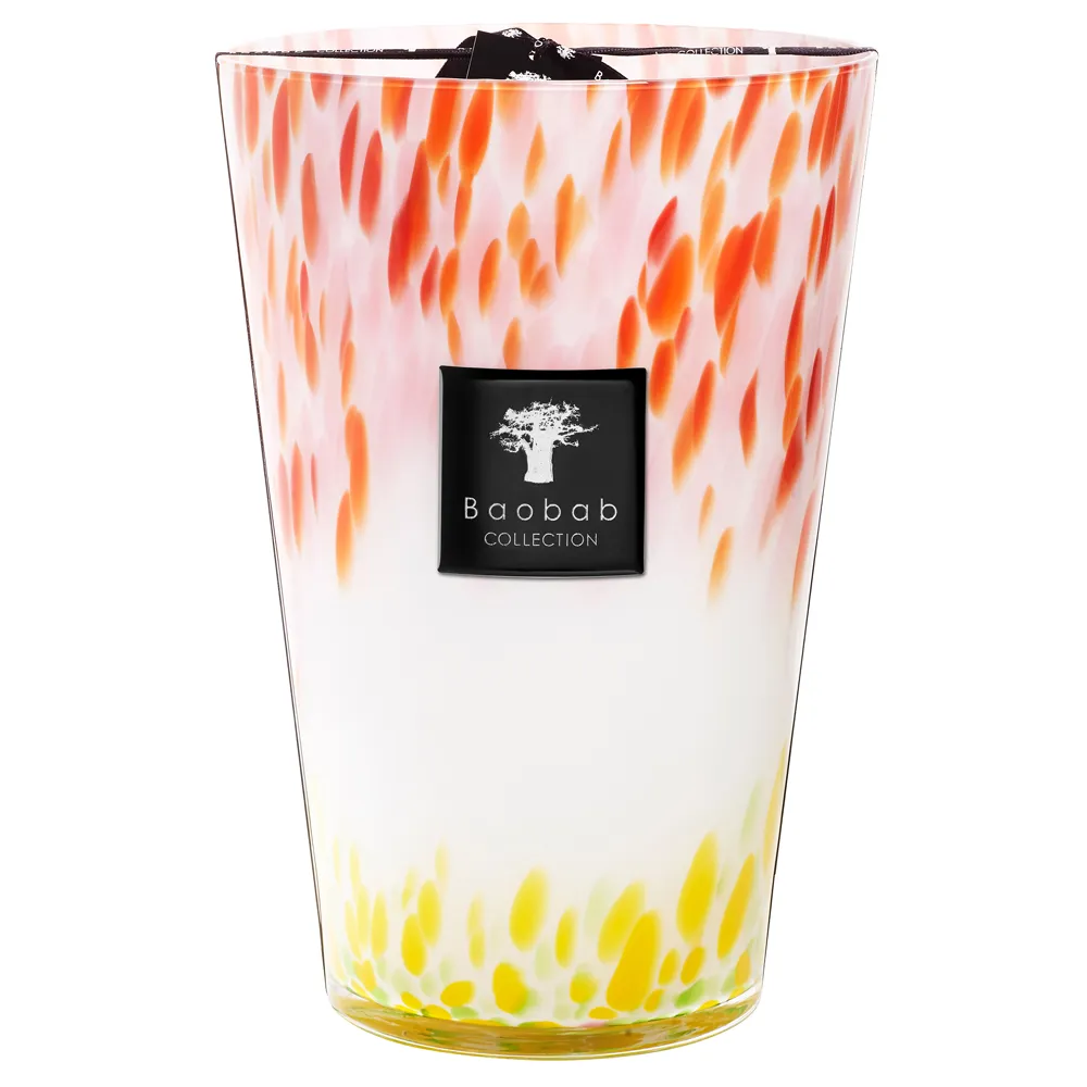 Eden Trilogy Garden Extra Large Candle - White, Glass