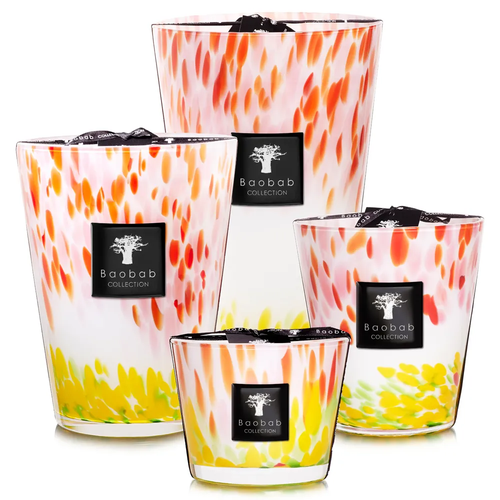 Eden Trilogy Garden Medium Candle - White, Glass