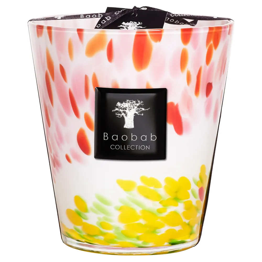 Eden Trilogy Garden Medium Candle - White, Glass