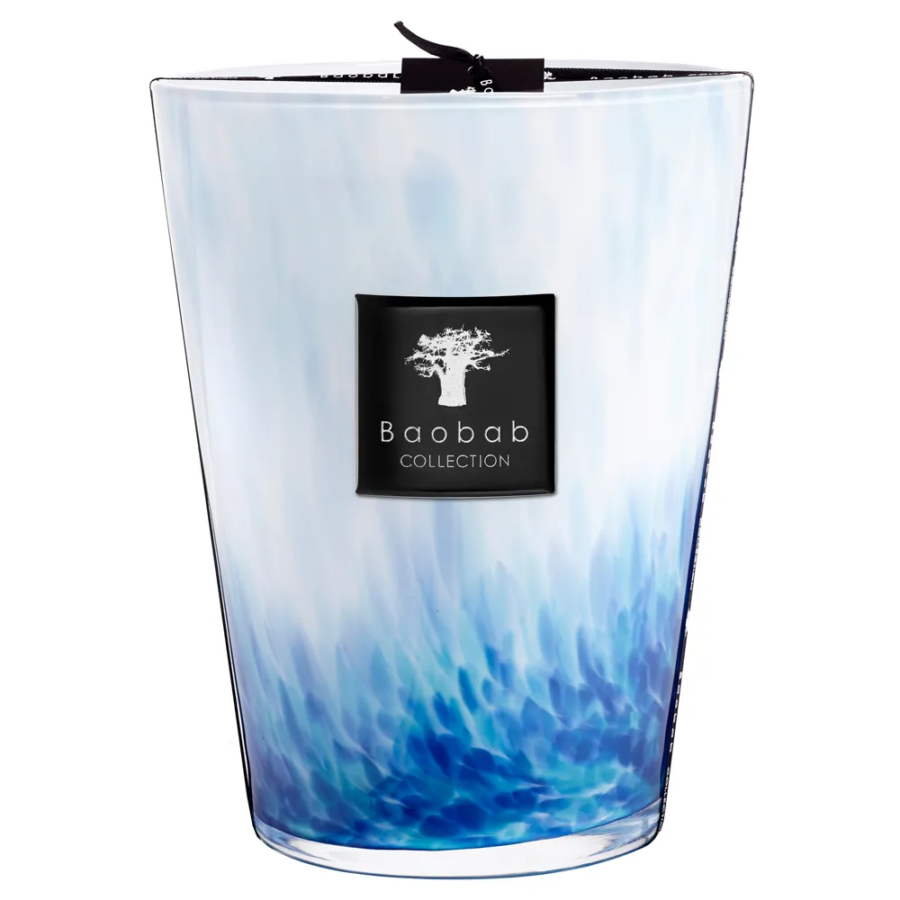 Eden Trilogy Seaside Large Candle - White, Glass