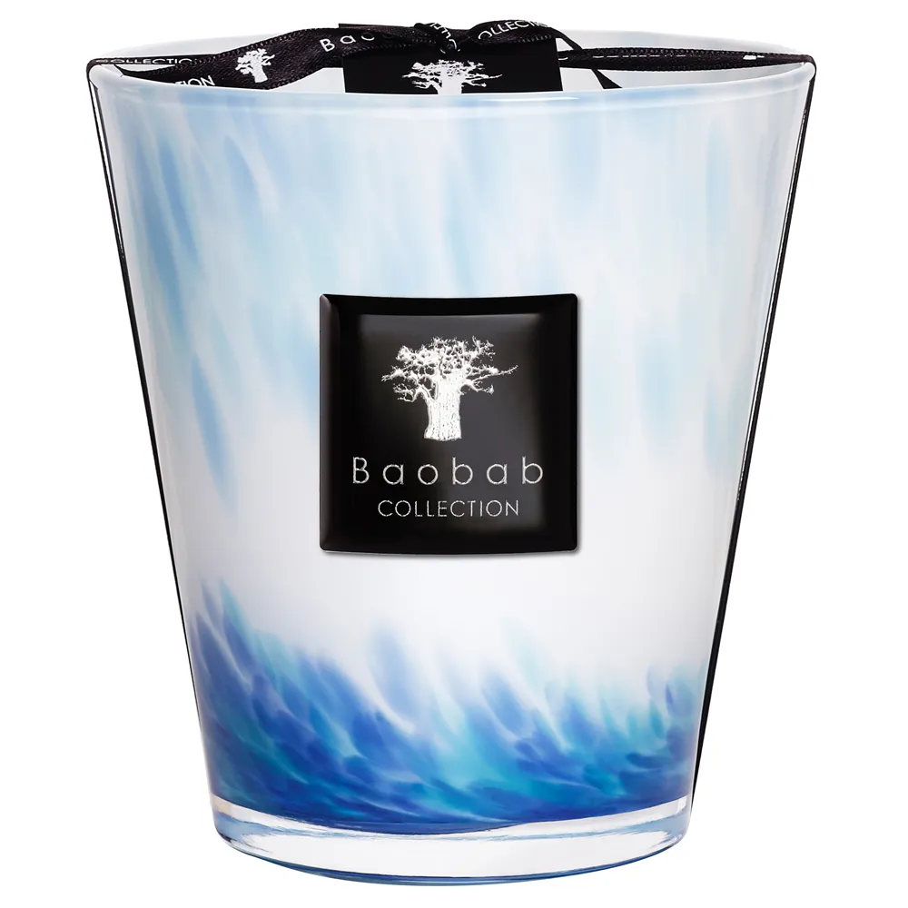 Eden Trilogy Seaside Medium Candle - White, Glass