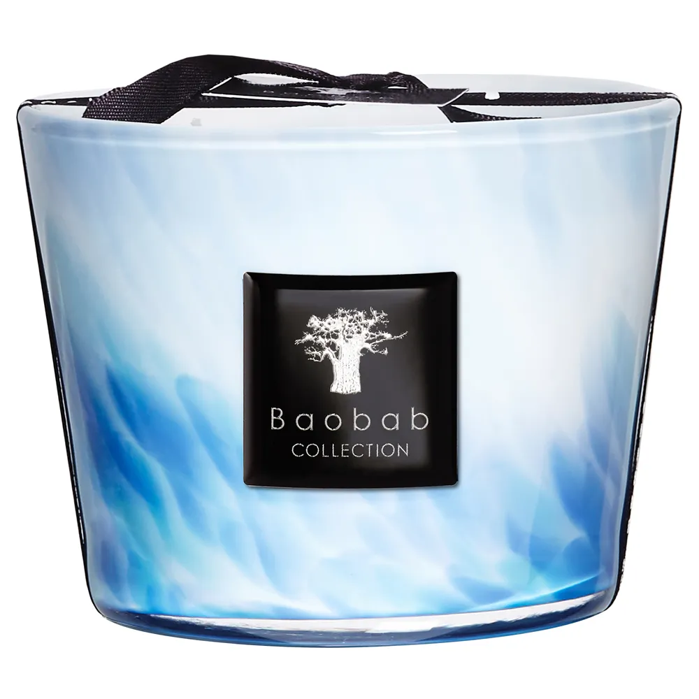 Eden Trilogy Seaside Small Candle - White, Glass image