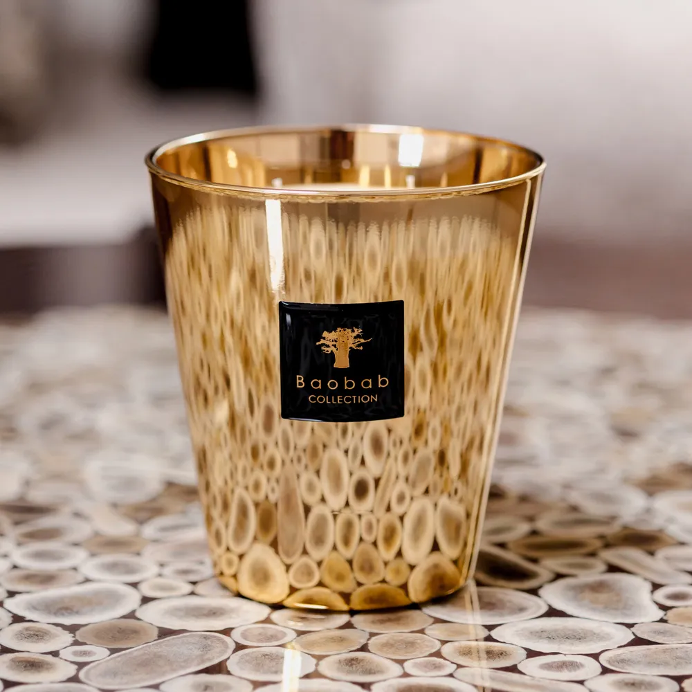 Regency Les Exclusives Aurum Medium Candle - Yellow Gold