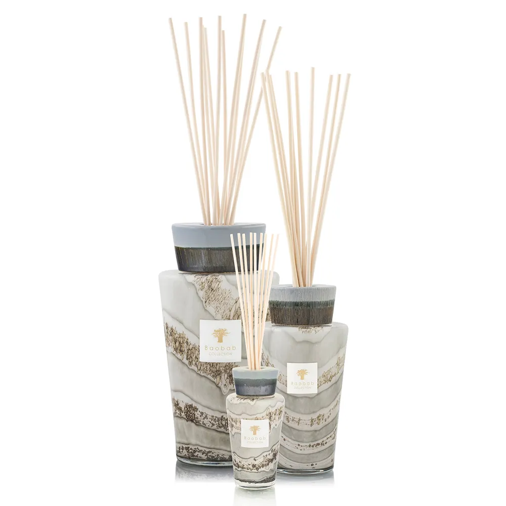 Sand Atacama Large Totem Diffuser - Grey, Glass