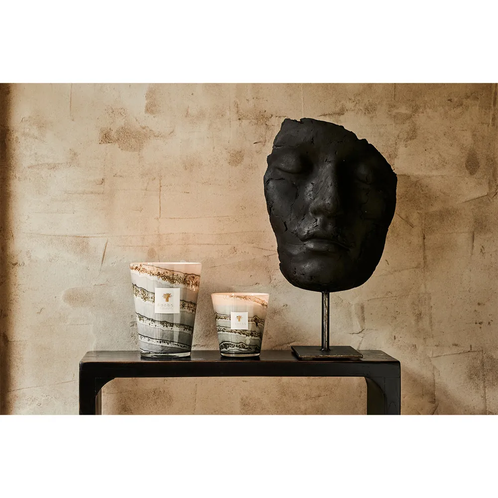 Sand Atacama Small Scented Candle - Grey, Glass