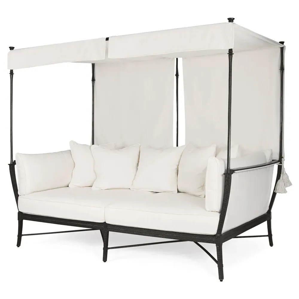 Andalusia Daybed Canopy - White, Aluminum