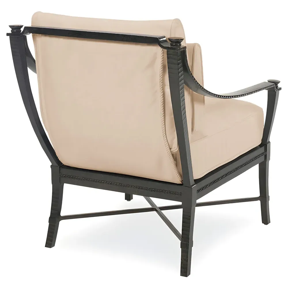 Andalusia Outdoor Chair - Beige, Aluminum