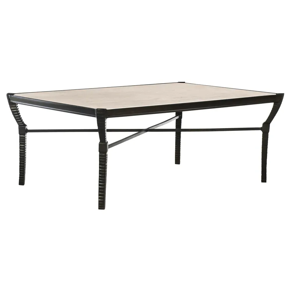 Andalusia Outdoor Coffee Table - Brown, Aluminum image
