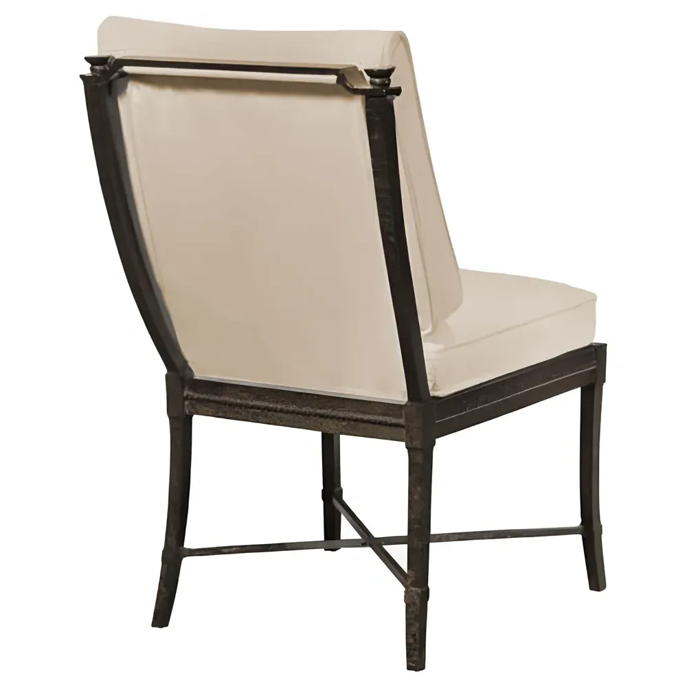 Andalusia Outdoor Dining Chair - Beige, Aluminum