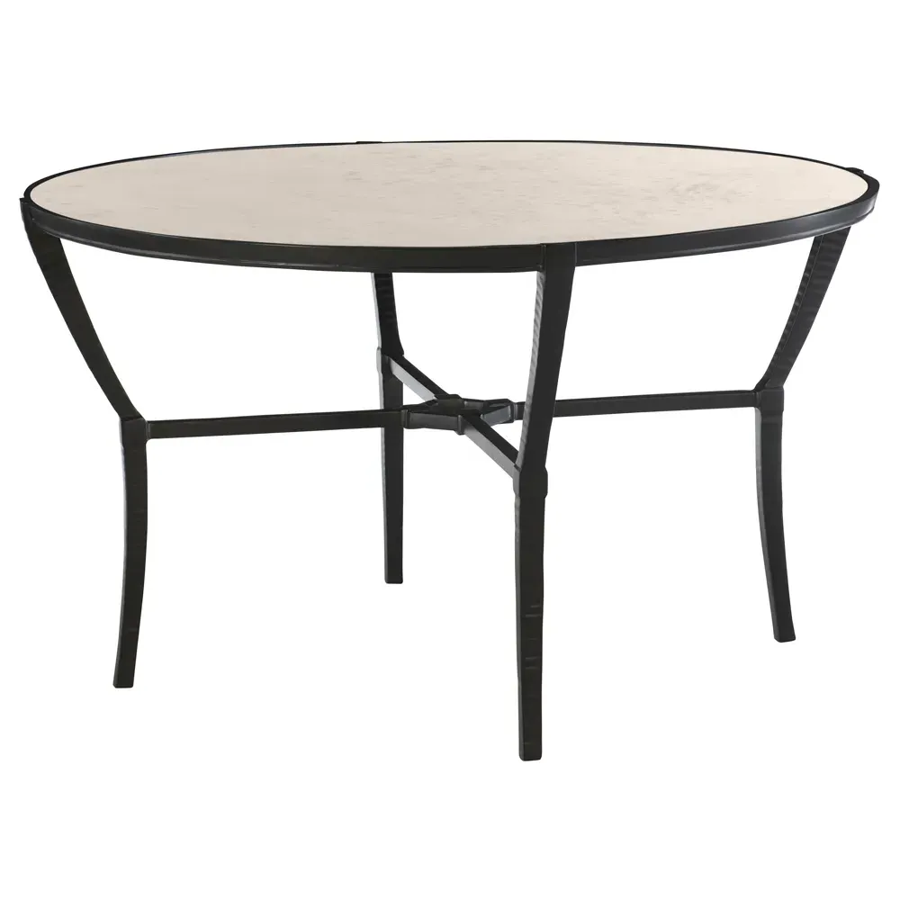 Andalusia Outdoor Dining Table - Brown, Aluminum