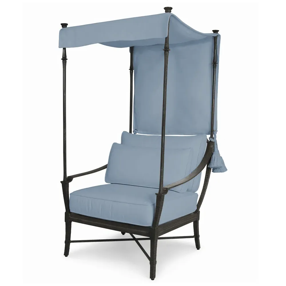 Andalusia Outdoor Royal Chair - French Blue, Aluminum