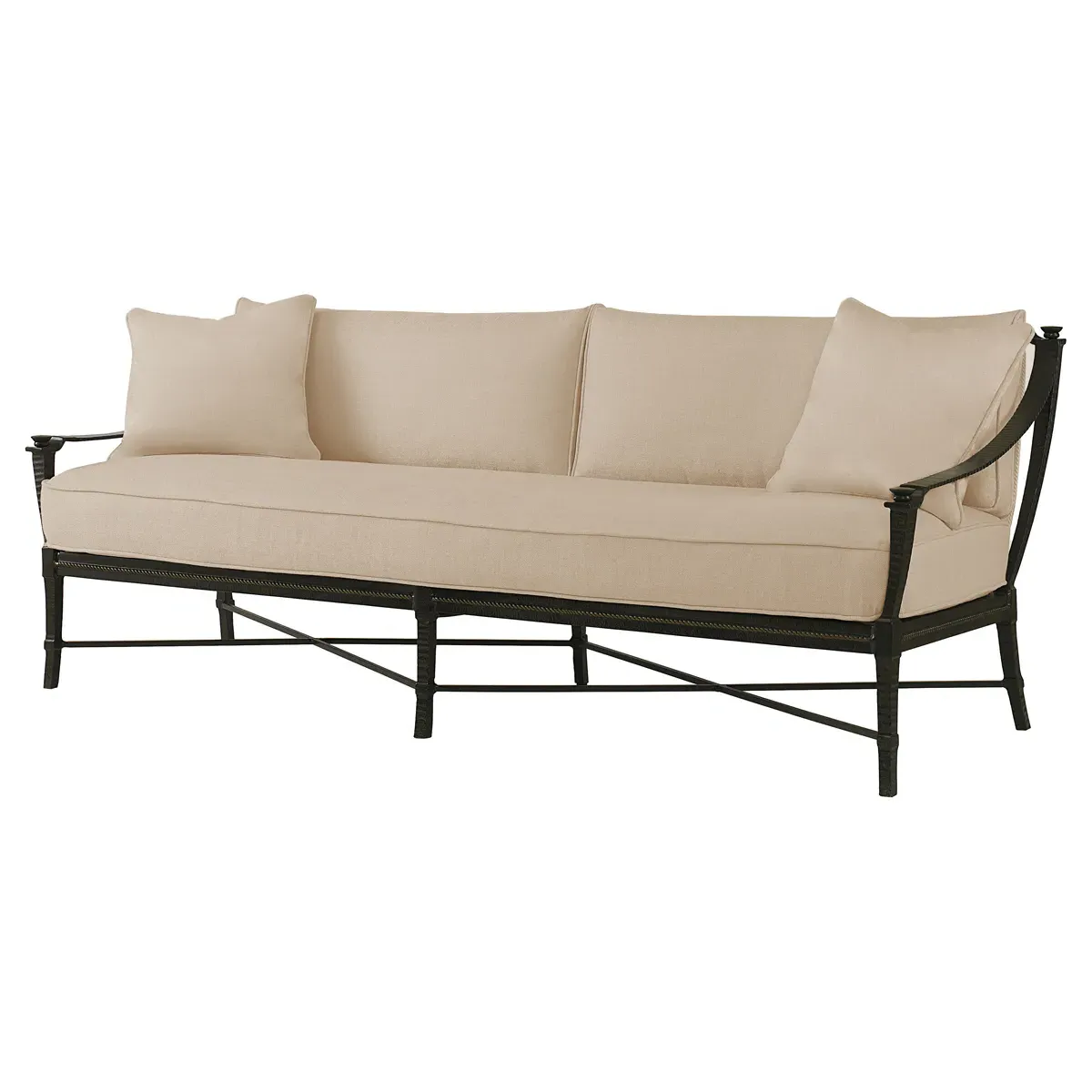 Andalusia Outdoor Sofa - Beige, Aluminum image