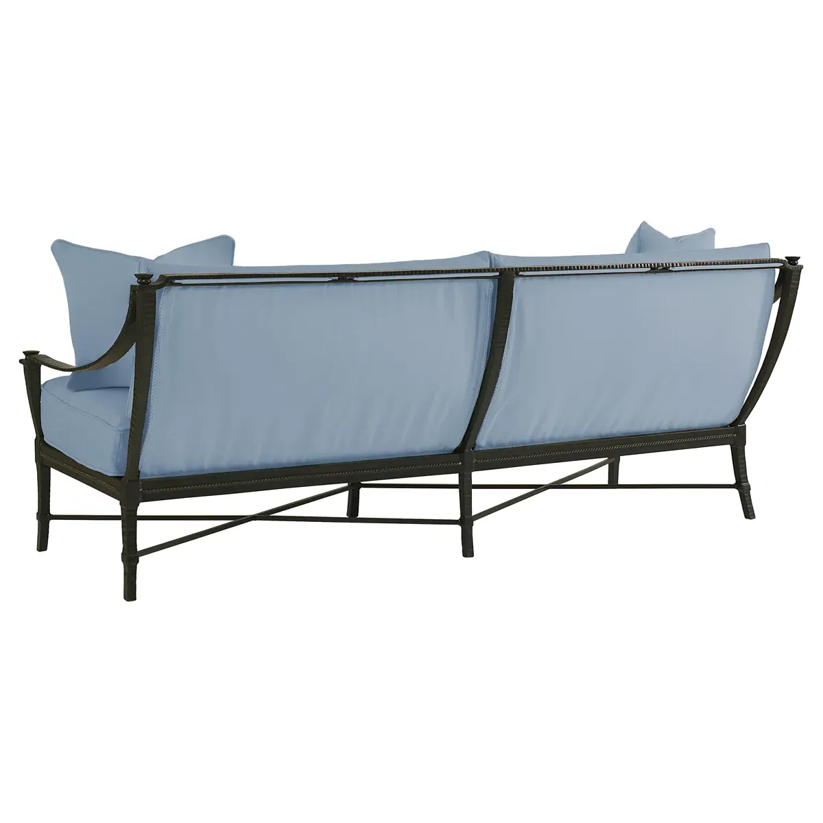 Andalusia Outdoor Sofa - Blue, Aluminum