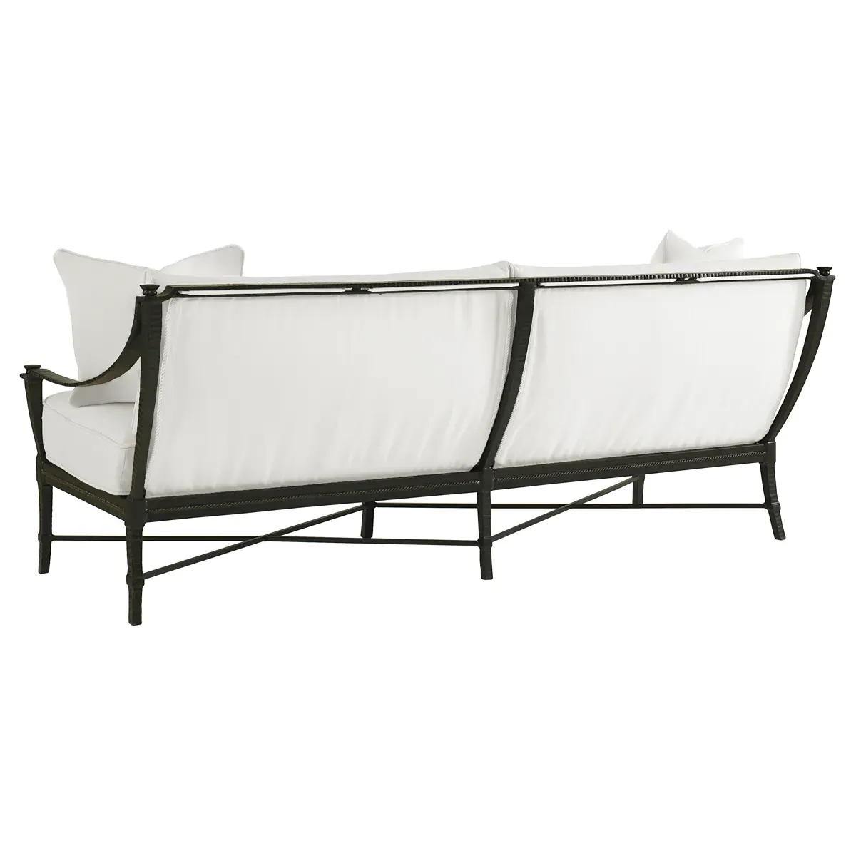 Andalusia Outdoor Sofa - White, Aluminum