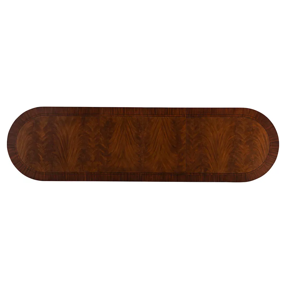 Barrington Extendable Oval Dining Table - Brown, Acacia Wood