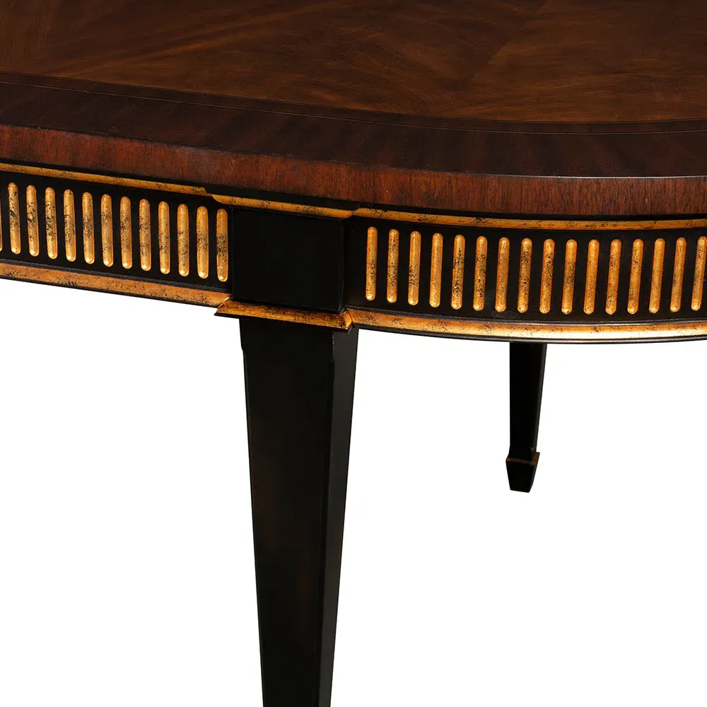 Barrington Extendable Oval Dining Table - Brown, Acacia Wood